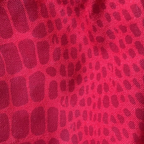 Canvas and wood hand bag - Picture 4 of 4